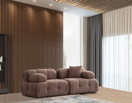 Atelier Del Sofa Doblo 2 Seater (L1-1R) - Capuchino